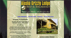 Desktop Screenshot of alaskagrizzlylodge.com